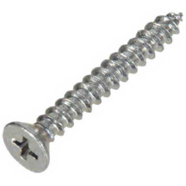Sheet Metal Screw, Stainless Steel Flat Head Phillips Drive